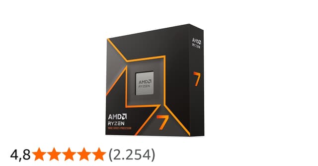 Processador Amd Ryzen 7 9700x Box (am5/ 8 Cores/ 16 Threads/ 5.5GHz / 40mb Cache/Radeon Graphics/Sem Cooler)