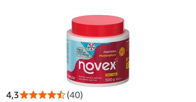 Manteiga Modeladora Novex Cachos de Cinema 500g