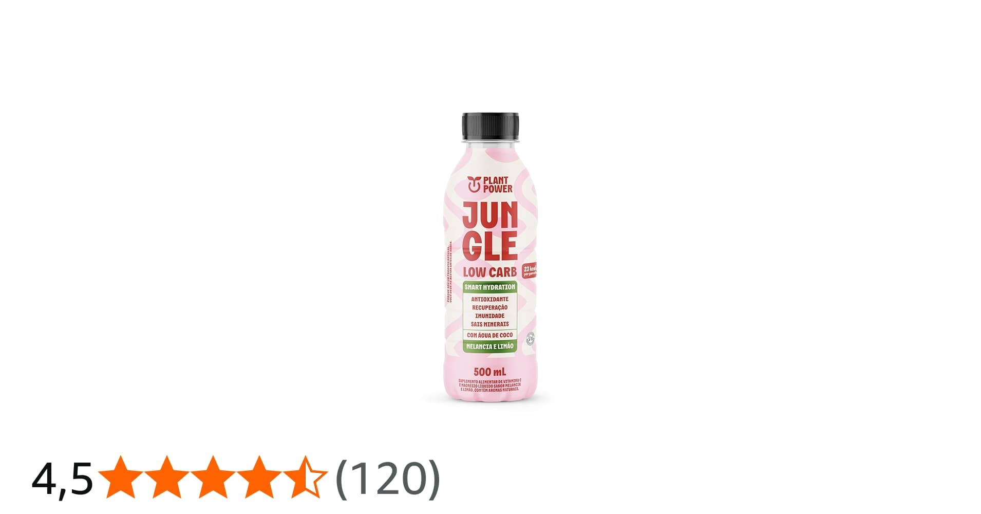 Jungle Endurane Melancia e Limão,Bebida Funcional, 500ml