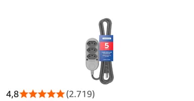 Tramontina Extensão Múltipla 3 Tomadas 2p+t 10 a 250 V 5 M