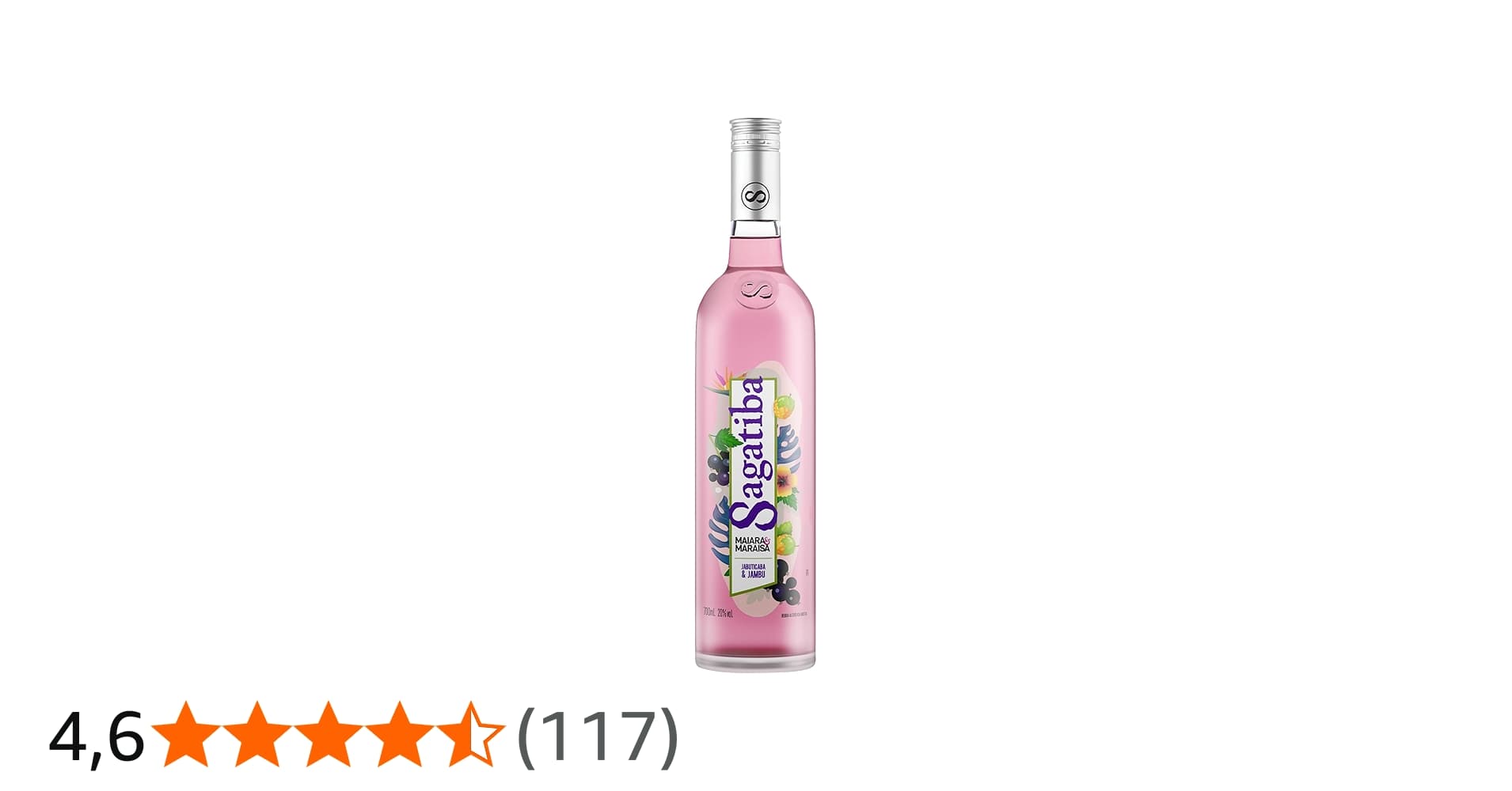 Sagatiba Cachaça Jabuticaba & Jambu Maiara & Maraisa Garrafa 700Ml