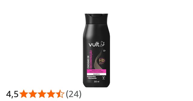 Vult Shampoo Choque de Reconstrução 200ml