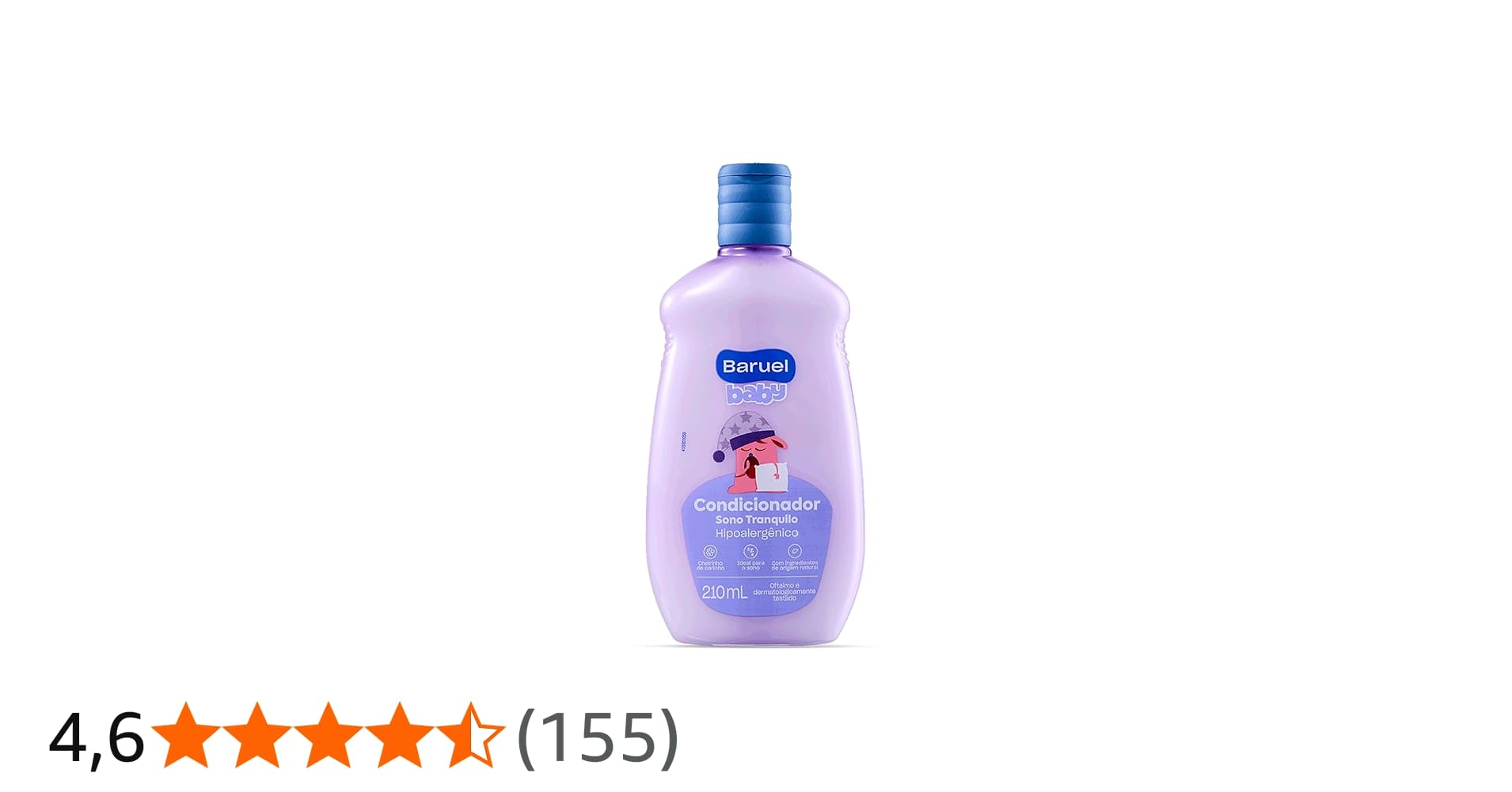 Condicionador Infantil Sono Tranquilo 210ml – Baruel Baby