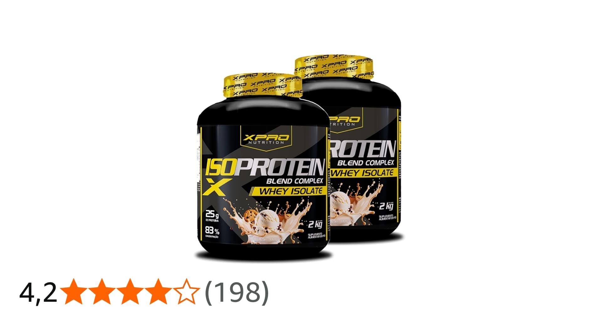 Whey Protein Iso Protein Blend Complex - Xpro Nutrition (4kg, Cookies And Cream)