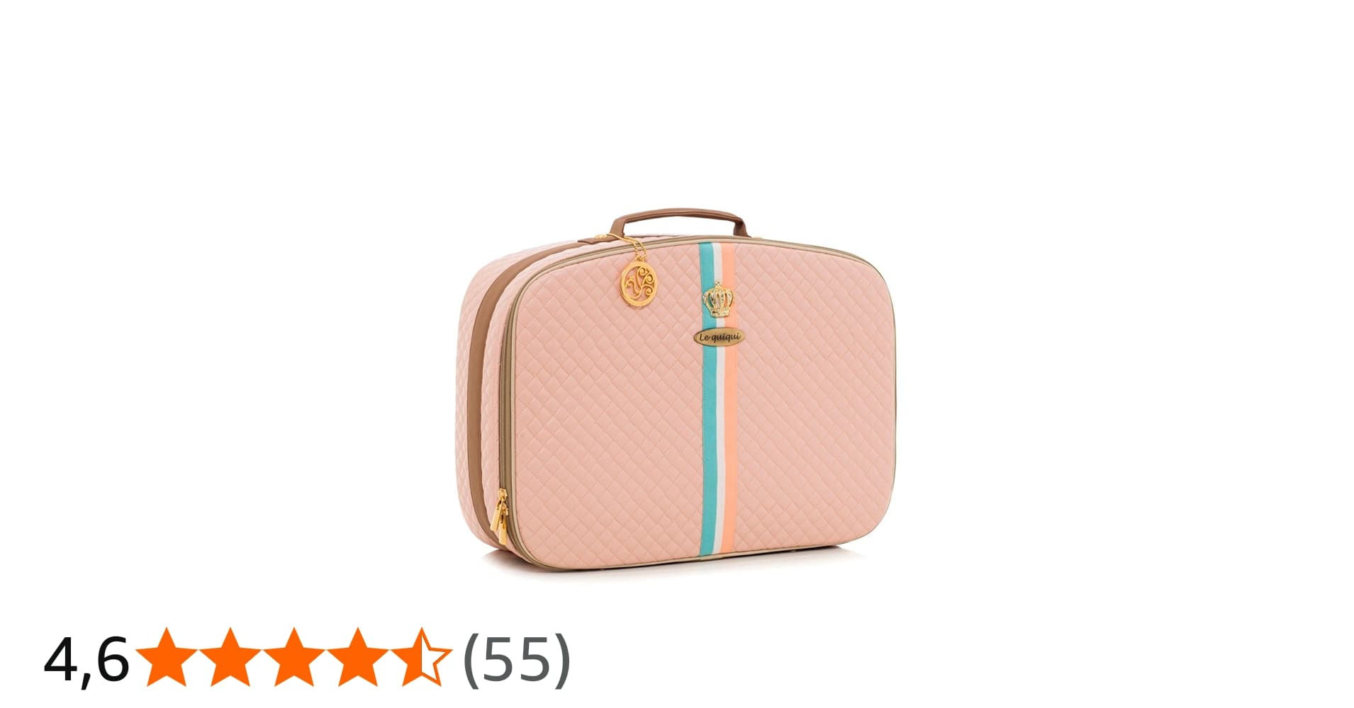 Lequiqui Mala Maternidade Monarchy Rosa