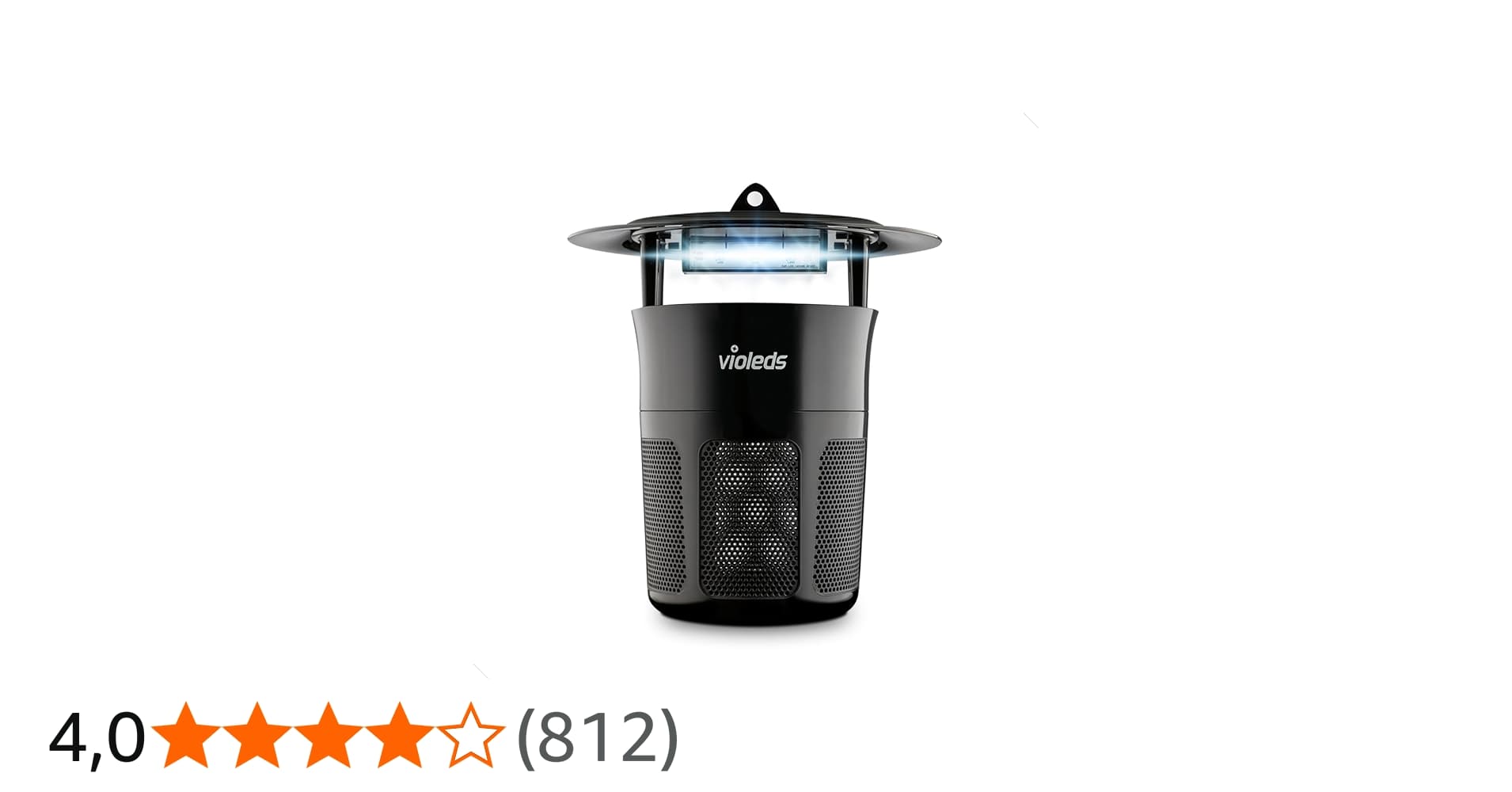 Armadilha Eletrônica para Mosquitos Mosclean Mqhn12 - Tecnologia Violeds Uv - Silenciosa e Segura - Sem Produtos Químicos - Ideal para Ambientes Internos - Bivolt