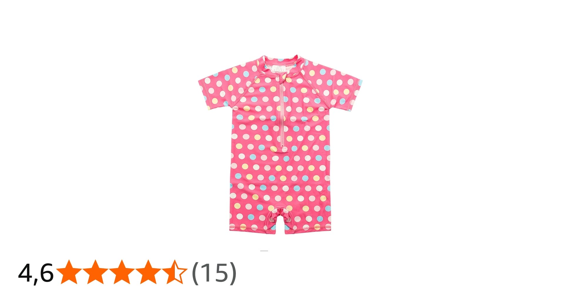 Acqua Di Mare Roupa de Piscina Bebê Menina Manga Curta Proteção Uv50+