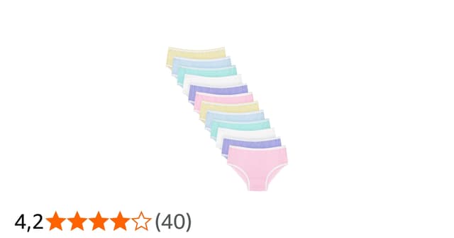 Dcp Kids, Calcinha Infantil Lisa Kit 12 Peças Básico Dcp Kids