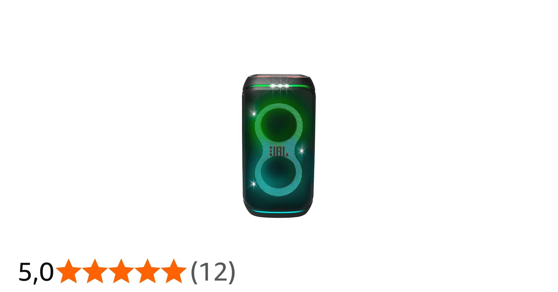 Jbl, Caixa de Som, PartyBox Club 120, Bluetooth, Show de Luzes, À Prova de Respingos, Som JBL Pro Sound, 160w Rms - Preta