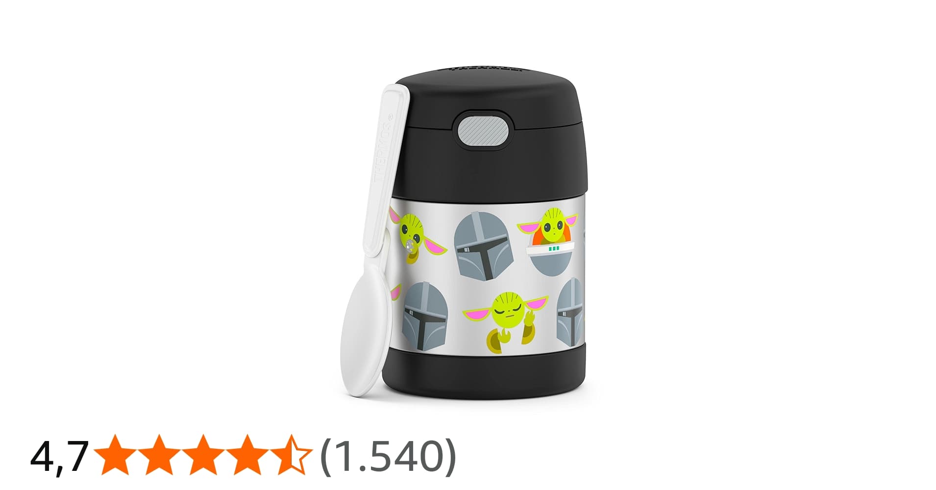 Pote Infantil para Comida Thermos FUNtainer, 295 Ml, Mandalorian