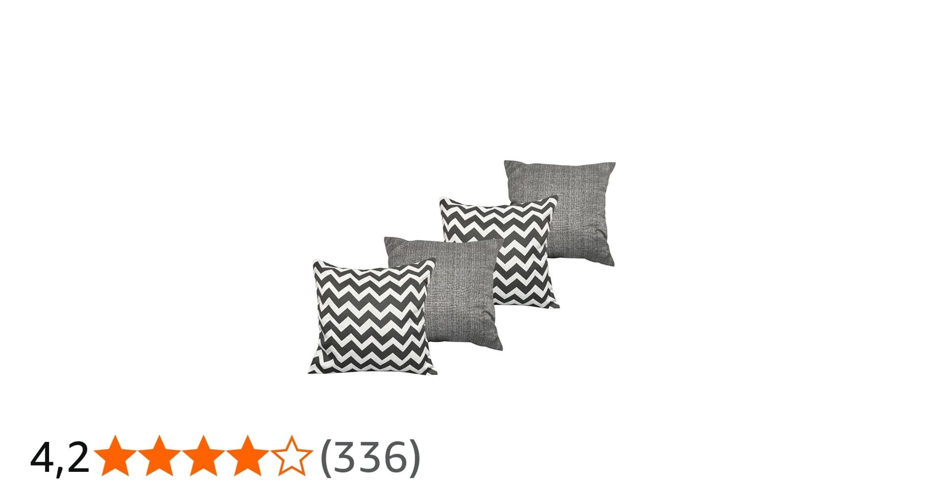 Kit com 4 Almofadas Cheias Decorativas (Kit Almofada Decorativa - Jade)