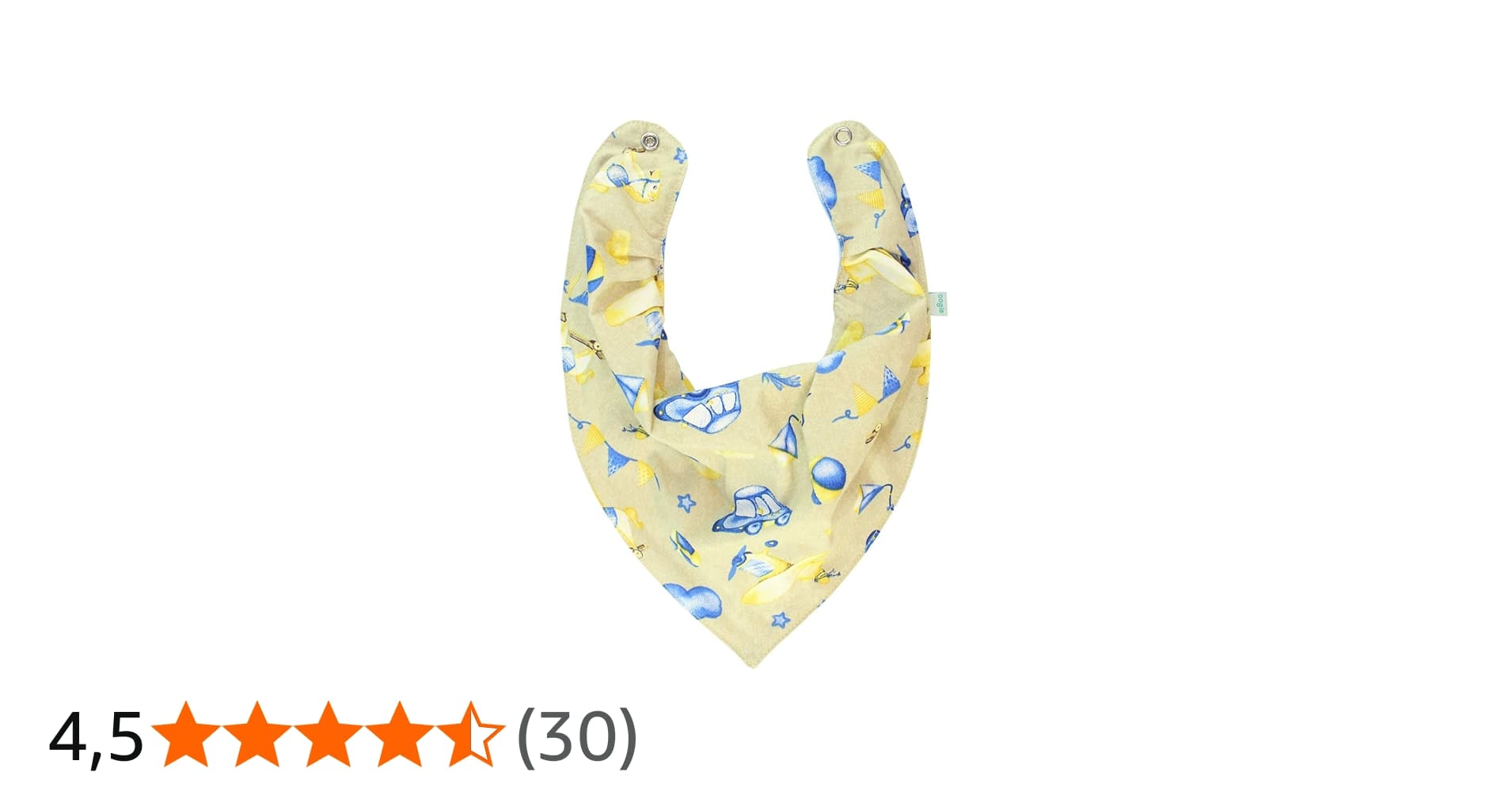 Oogie By Yandoo Babador Bandana Forro Impermeavel Toys Amarelo