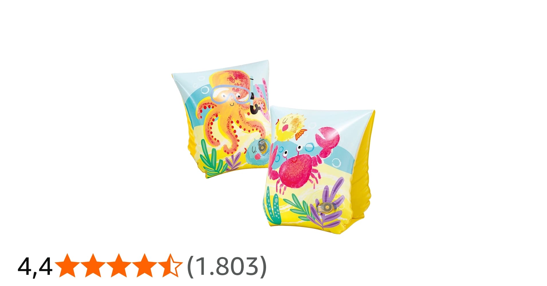 Intex, Bóia de Braços Infantil com Peixinhos, Modelo 58652