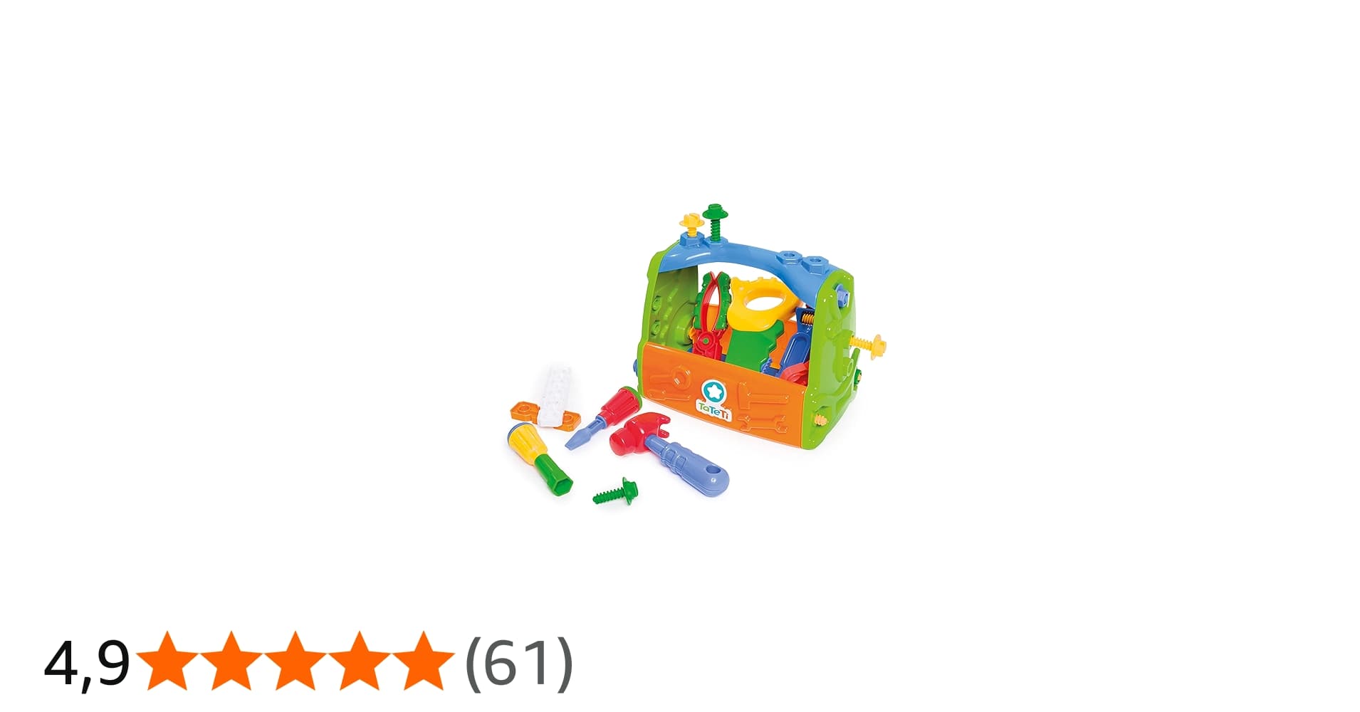 Caixa de Ferramentas Completa, Tateti, Multicor : Amazon.com.br: Ferramentas e Materiais de Construção