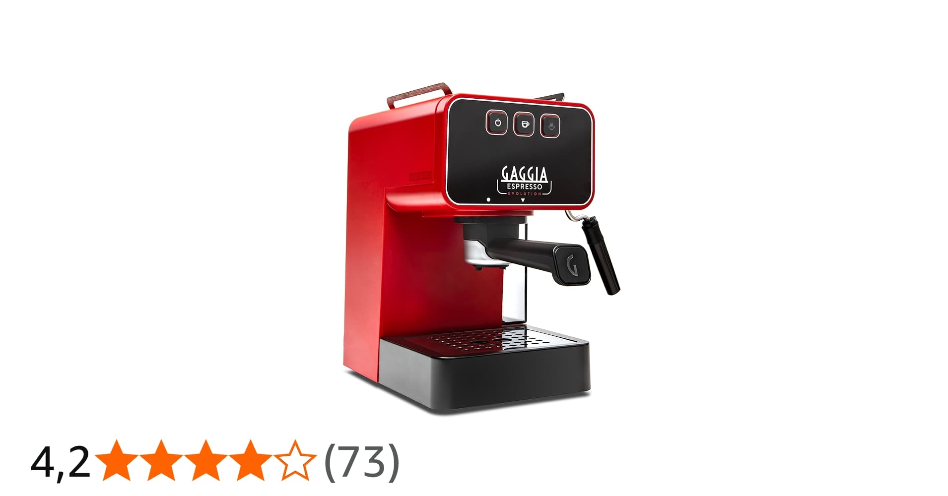 Gaggia Cafeteira Espresso Manual Evolution Deluxe Vermelha