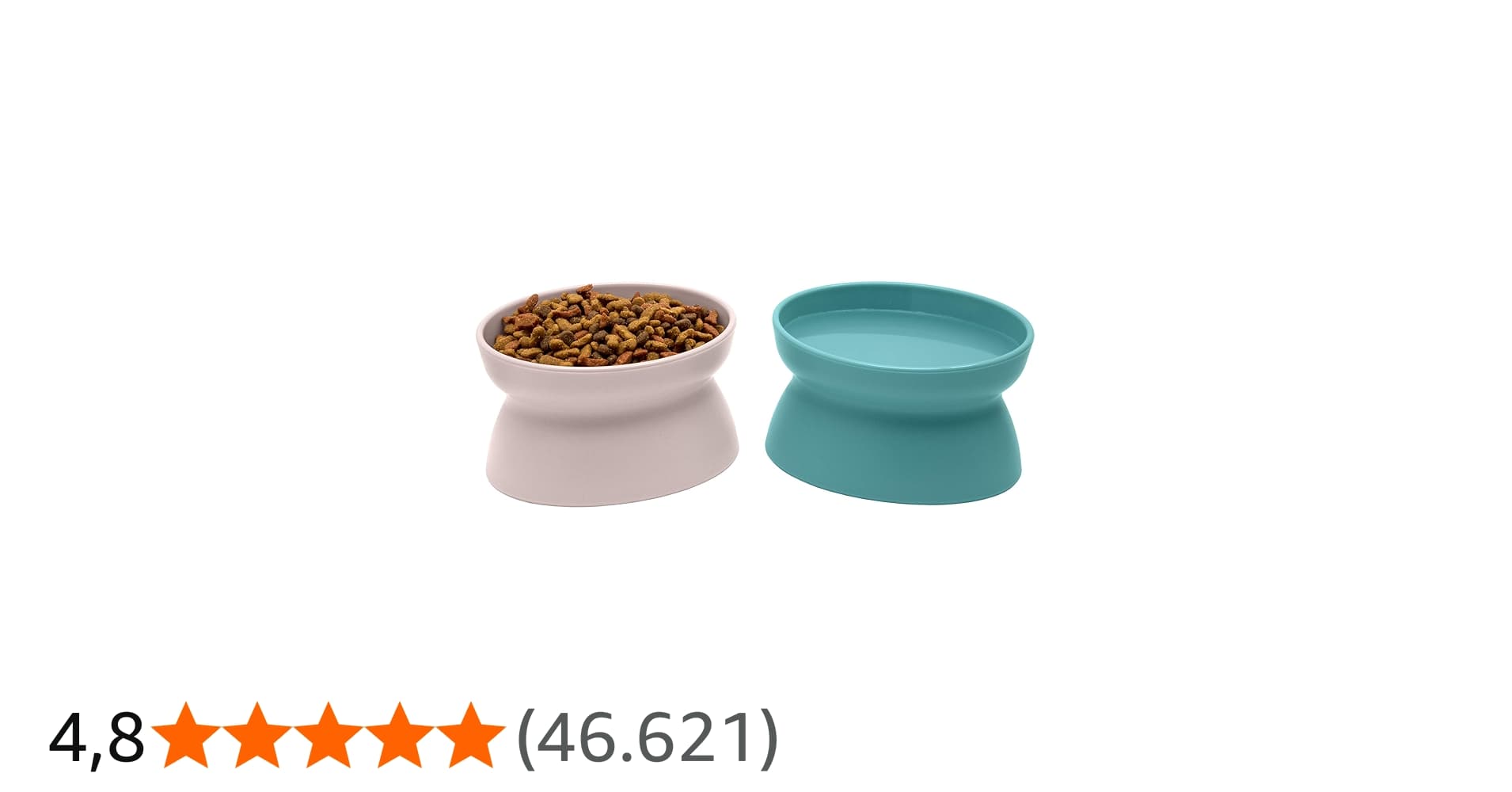 Kitty City Tigela de Comida Elevada para Gatos, Alimentador para Animais de Estimação Sem Estresse