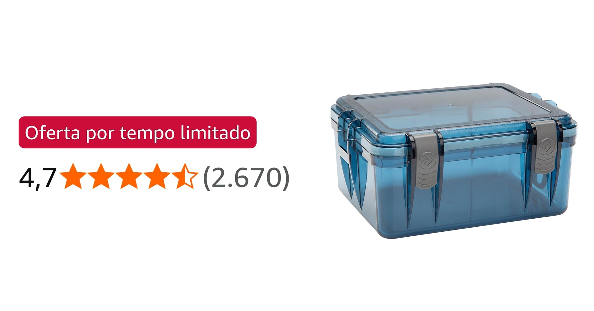 Oferta: Outdoor Products - Caixa Impermeável (azul Social, Grande)