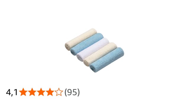 Papi Textil Toalhinha de Boca Atoalhada Bordados Karinho 22Cm X 22Cm Contém 05 Un