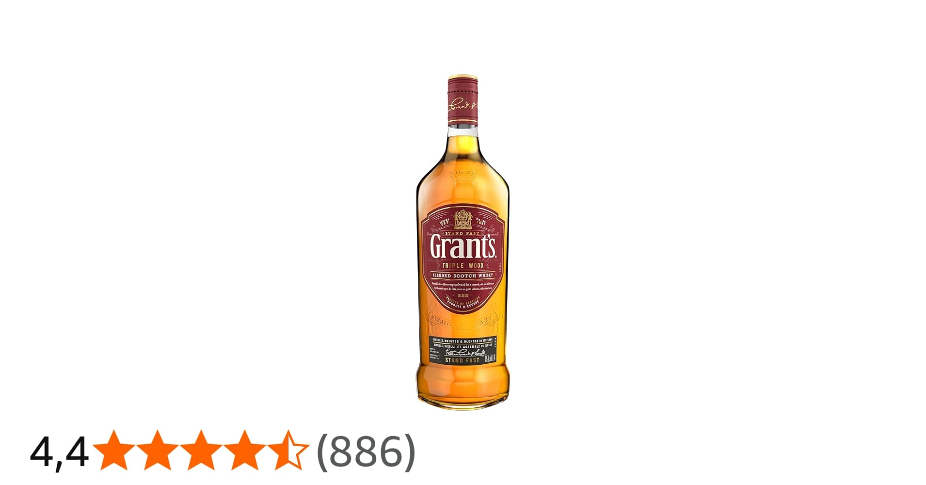 Whisky Grants 8 Years 1000 Ml