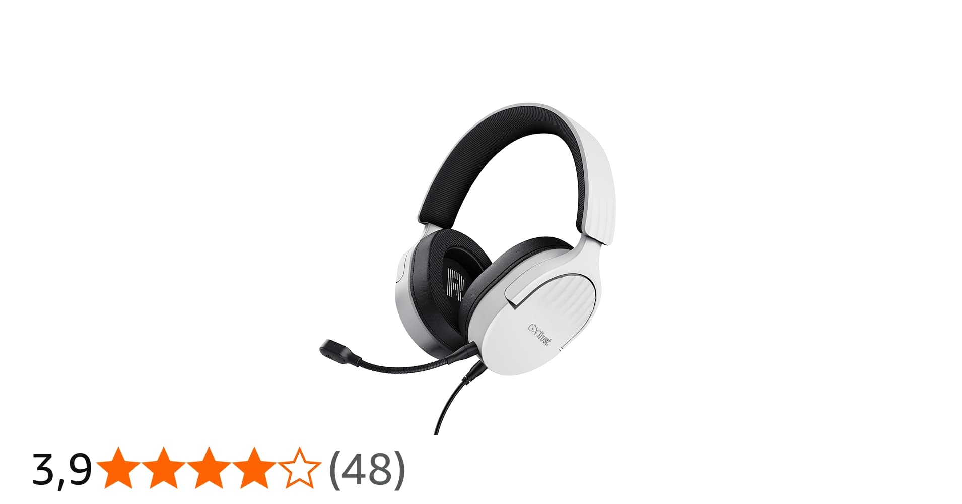 Trust Gaming Gxt 489w Fayzo Fone de Ouvido para Jogos Multiplataforma - White