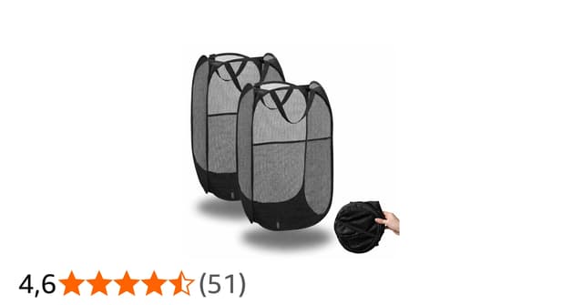 Kit com 2 Cesto de Roupas Dobrável para Roupa Suja Organizador Multiuso Flexível Lavanderia Banheiro Quarto Dormitório