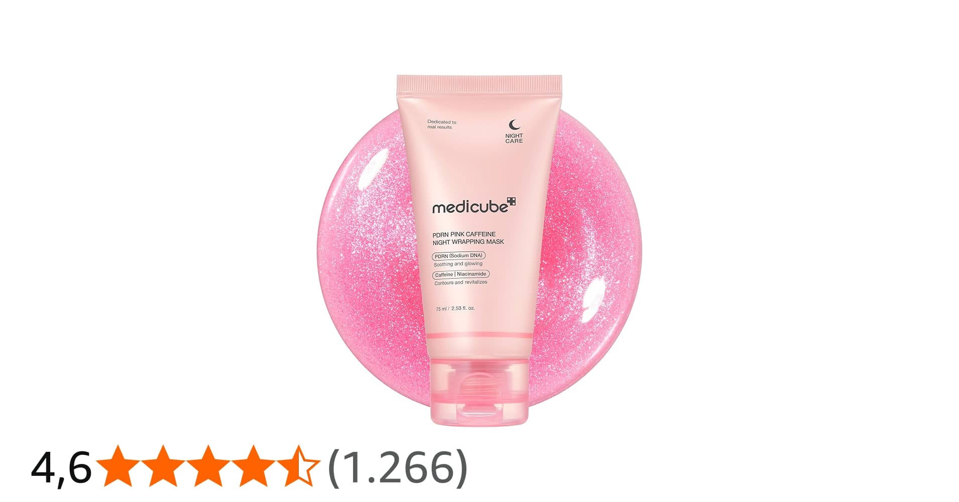 Pdrn Pink Caffeine Night Wrapping Mask 75ml