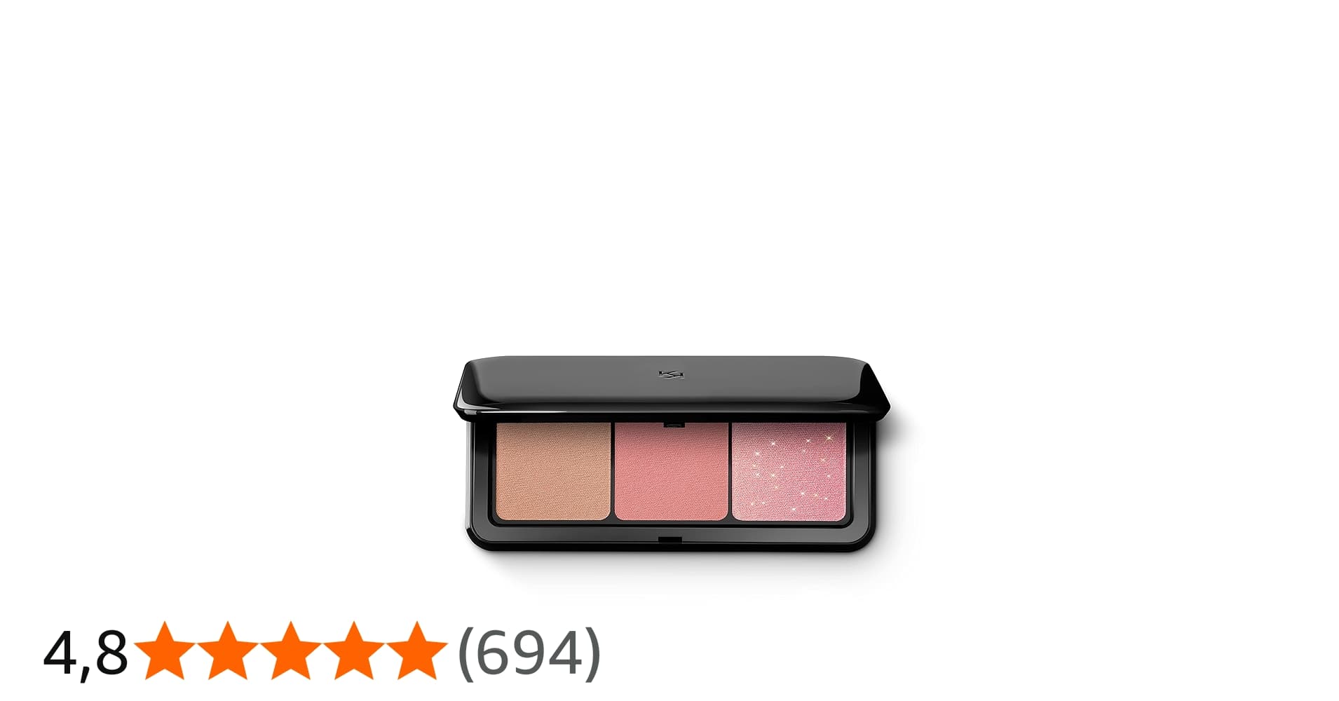 Kiko Milano, Multi Finish Trio Blush & Bronzer Palette, Paleta Compacta 2 em 1, Cor