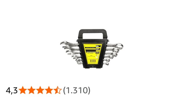 Eda Chaves Combinadas 6 Peças Eda Preto