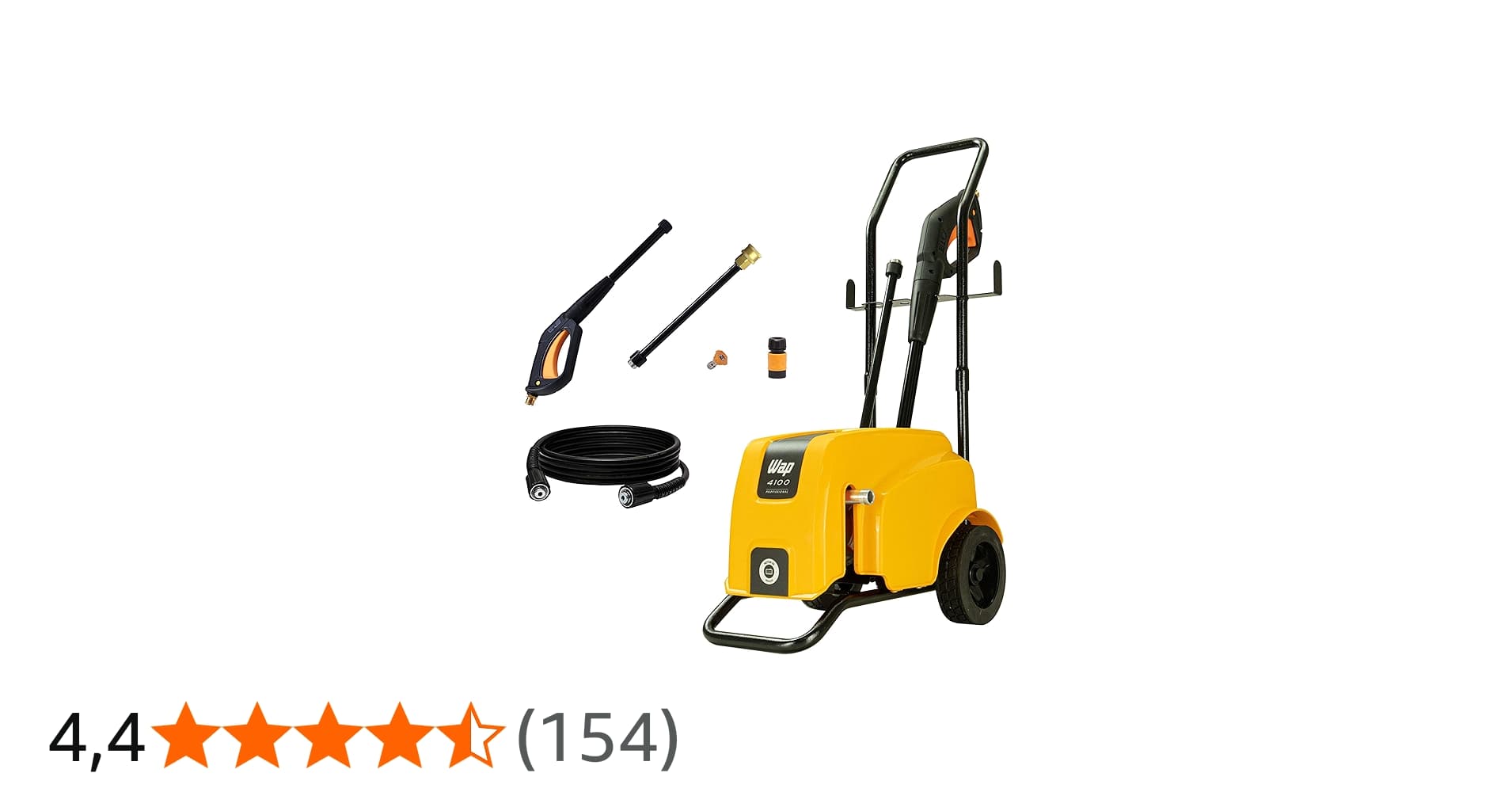 WAP Lavadora de Alta Pressão Profissional 4100, Intensivo, 500L/h, com Motor de Indução, 2000psi 2200w 220v