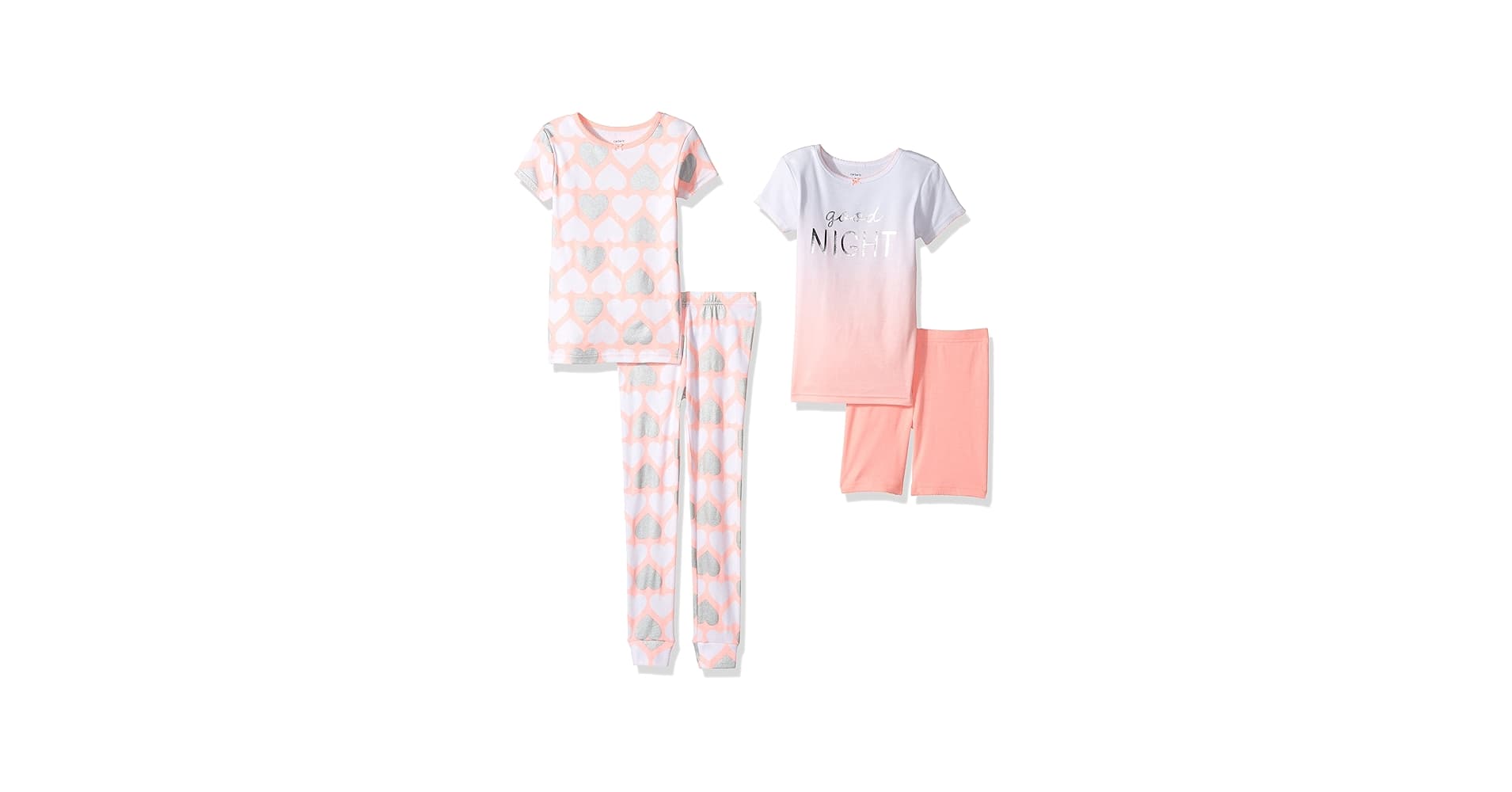 Macacão Feminino Carter's 371g120 de Algodão com 4 Peças