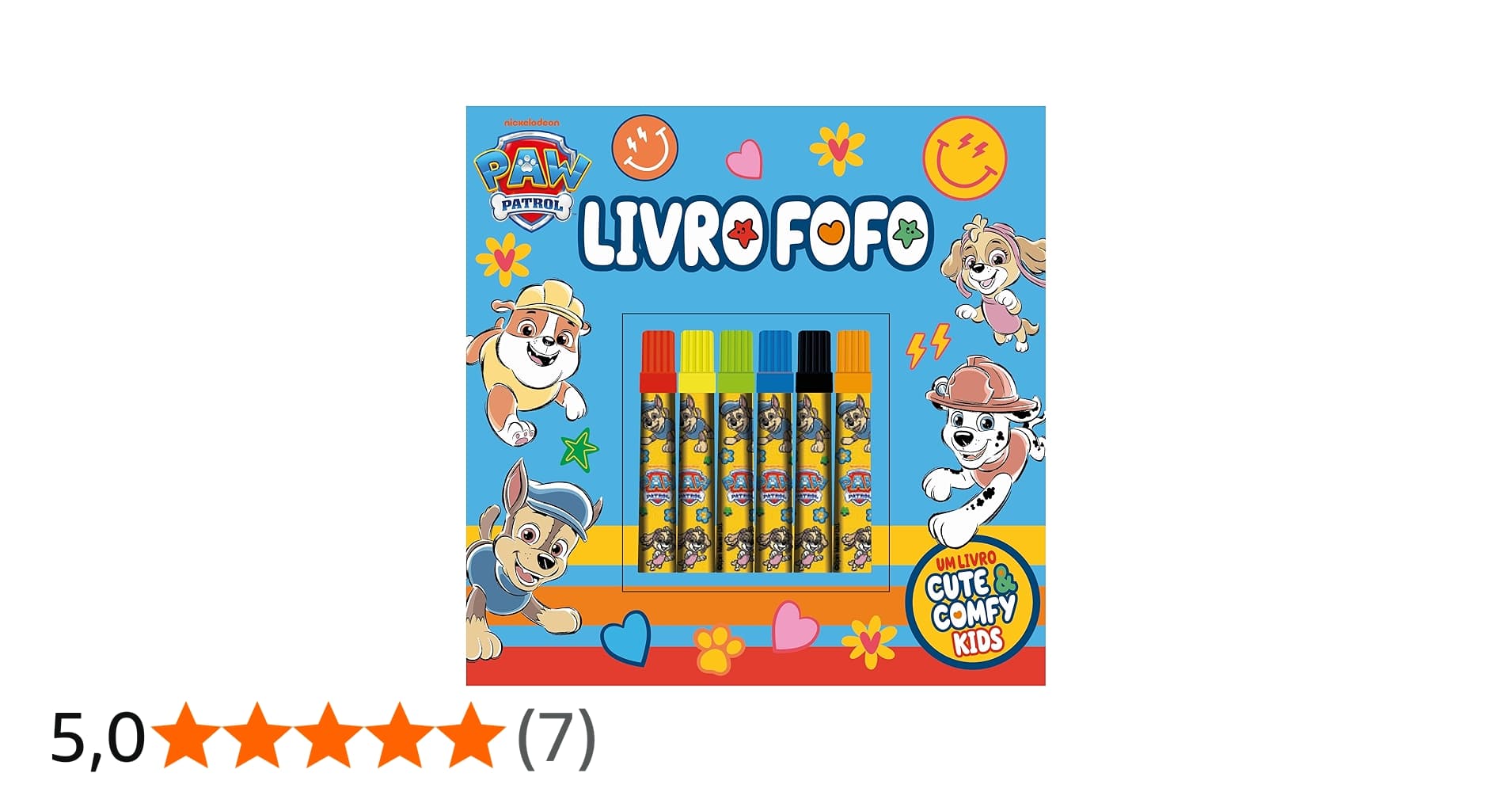 Patrulha Canina Cute & Comfy Kids - Livro Fofo